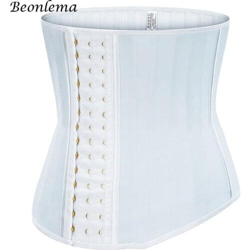 25 Steel Bones Corset Waist Trainer Woman Slimming Belt Tummy Shaper Plus Size Shapewear Body Shaper Breasted Underwear Women