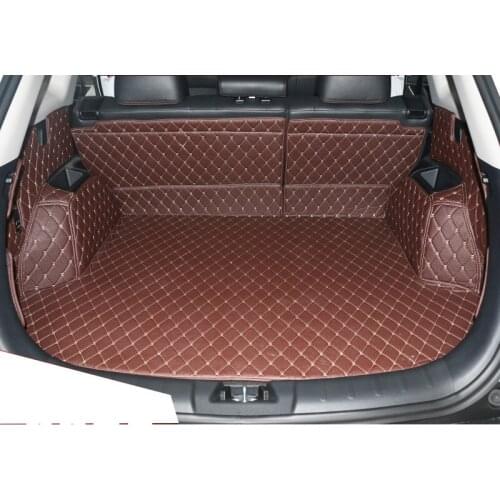 For changan cs75 leather car trunk mat cargo liner 2014 2015 2019 boot luggage rug carpet accessories