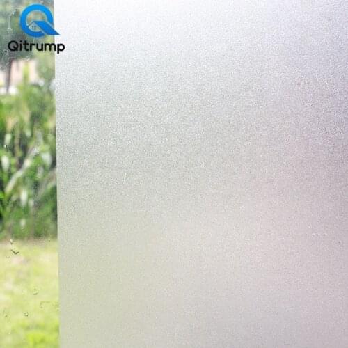 Matte Window Wallpaper Frosted Glass Static Sticker Anti Peeping Film Office Bedroom Bathroom Windows Door Translucent PVC Decal