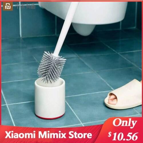 2020 Youpin TPR Soft Toilet Brush Household Wall-mounted or Floor-standing Cleaning Brush Bathroom Accessories Cleaning Product