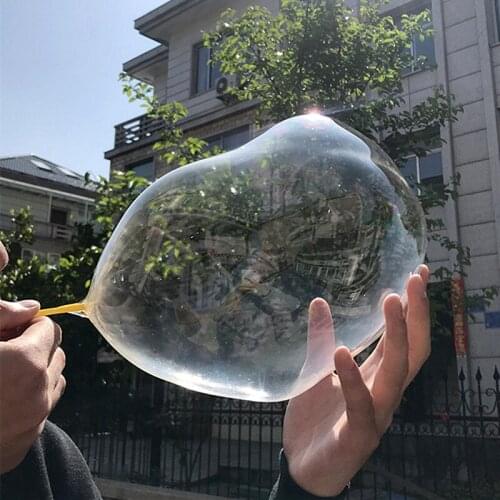 New 1pcs Bubble Glue Blowing Bubble Ball Toys for Children Space Balloon Nostalgic Classical Outdoor Toys Not Easy To Break Hot