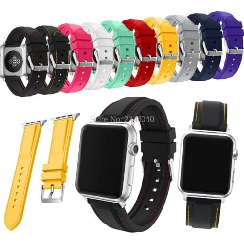 New 2017 Replacement Silicone Sport Bracelet Strap Watch Band For Apple Watch Series 4 3 2 /1 40mm 44mm 38/42mm
