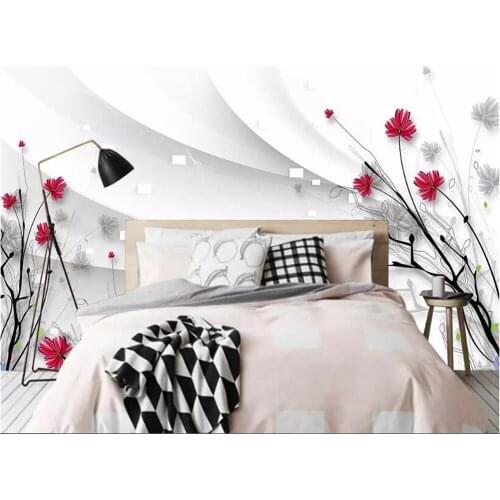 Beibehang wallpaper for walls in rolls mural Beautiful custom flower wallpaper home decoration vinyl wall papier peint mural 3d