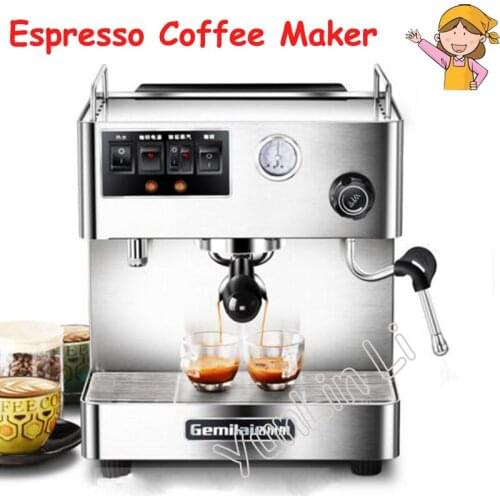220V Espresso Coffee Maker Semi-Automatic Coffee Making Machine Espresso Coffee for Commercial Office Coffee User CRM3012