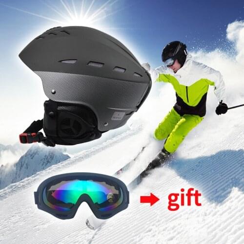 Unisex Ski Helmet With Ski Glasses Eyewear Winter Warm Thermal Outdoor Sports Snowboard Skateboard Skiing Cycling Safety Helmet