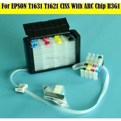 T1621 T1631 T16 16XL Ciss Continuous Ink Supply System For EPSON WF-2510 WF-2520NF WF-2530WF WF-2540 WF-2010W WF-2630WF Printer