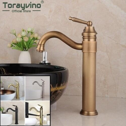 Torayvino Brass Bathroom Faucet Wash Basin Rotate Steam Spout Nickel 360 Swivel Deck Mounted Sink Faucet Cold And Hot Mixer Tap