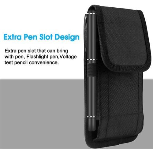 Ultra Belt Clip Cover Waist Bag Universal Nylon Vertical Cell Phone Pouch Waist Bag Case with Belt Clip Waist Bag Belt Pouch