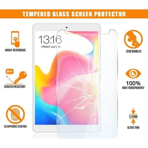 For Teclast P80 Pro Tablet Tempered Glass Screen Protector 9H Premium Scratch Resistant Anti-fingerprint HD Clear Film Cover