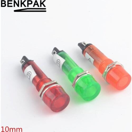 10pcs 10mm Power Indicator Signal Light XD10-3