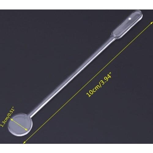 10pcs Plastic Transparent Mix Stick Rod Epoxy Resin DIY Tools Cosmetic Spatulas