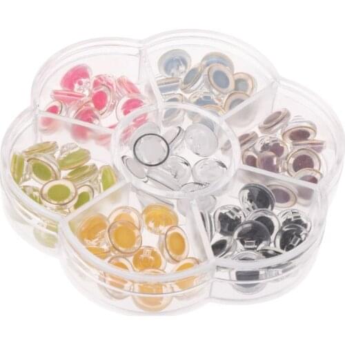 2020 New 70pcs/set Plastic Safety Eyes Button Sew On Bear Doll Animal Stuffed Plush Toys DIY Hand Sewing Accessories