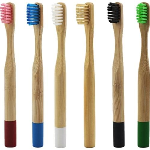 4pcs/pack Bamboo Toothbrush Eco Friendly Toothbrush Soft White Brush Dental Care Toothbrush