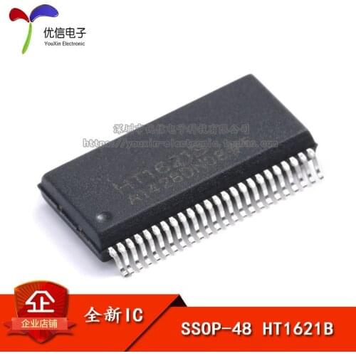 Chip HT1621B LCD driver / RAM mapping / LCD SSOP-48