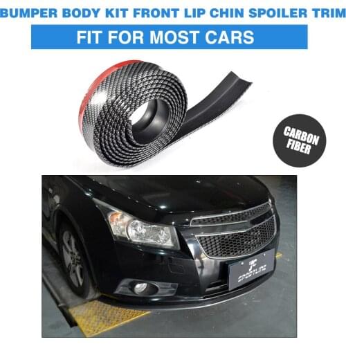 ABS Carbon look Car Bumper Front Lip Side Skirt Body Trim For BMW G30 5 Series 530i 540i F90 M5 Base Sedan 4-Door 2017UP