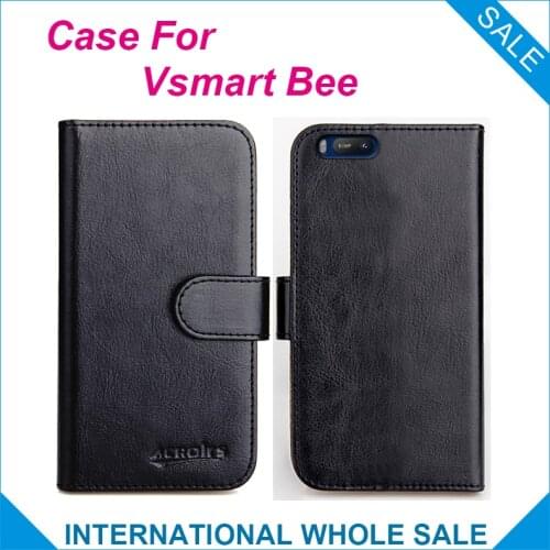 Vsmart Bee Case 6 Colors Flip Slots Leather Wallet Cases For Vsmart Bee Cover Slots Phone Bag Credit Card