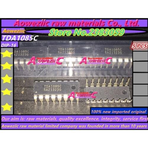 Aoweziic 5 PCS 100% new imported original TDA1085C TDA1085 TDA1085CG DIP-16 motor drive control chip
