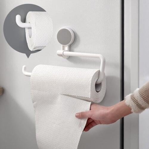 Kitchen Paper Roll Holder Bathroom Towel Hanger Rack Toilet Paper Holders