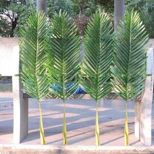 Exellent 104cm long Latex Artificial Bamboo Coconut Palm Plant Tree Wedding Garden Outdoor Decoration