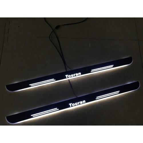 Welcome Pedal Lights For Volkswagen Touran 2010-2018 Pedal car Door Sill Pathway Lamp led thresholds scuff plates AUTO Avante md