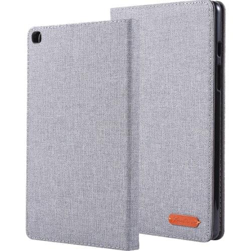 Flip Cover Built-in Stand for Samsung Galaxy Tab A7 Lite 8.7 2021 TPU Back Cover T220 T225 PU Leather Case with Wallet Slot