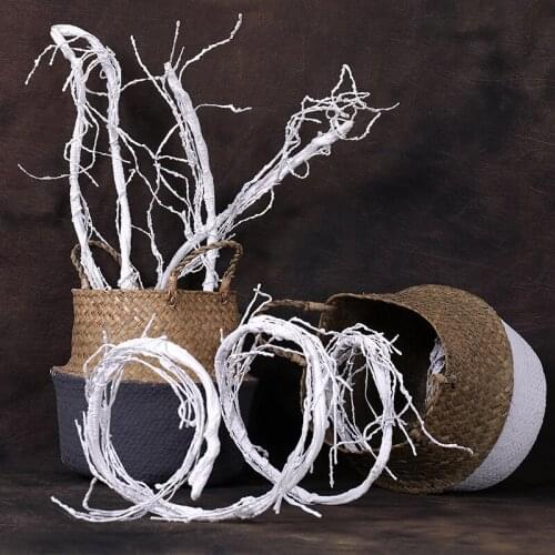 300cm Artificial Flowers Rattan Fake Plant The Tree Branches Vine DIY Hanging Weaved Garland For Home Garden Party Decor