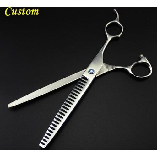 Custom professional japan 7.5 inch Pet dog grooming hair scissors thinning barber grooming scissor shears hairdressing scissors