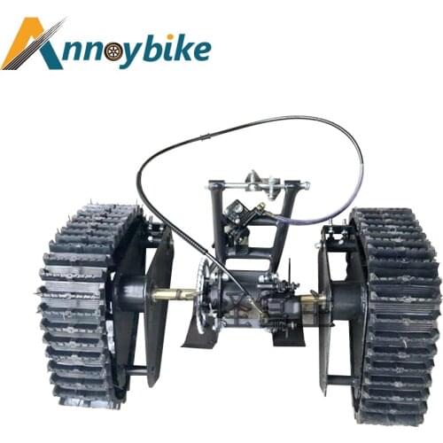 Modified Quad Bike ATV Snowmobile Rear Axle Accessories Anti-slip Triangle Track Ski Wheel