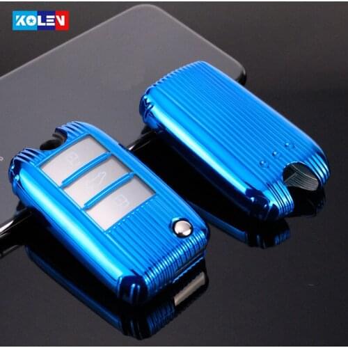 Soft TPU Car Remote Key Cover Case For Roewe RX5 i6 RX8 RX3 For MG6 MG ZS EV EZS HS EHS 2017 year for MG ZS 3 Button Keychain