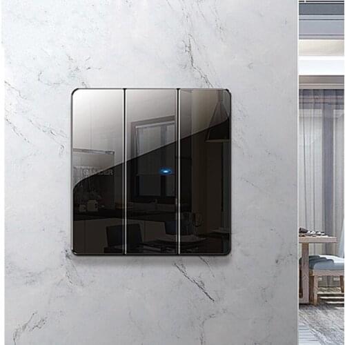 Wall switch,Vintage switch 220V 1/2/3/4Gang.2Way 10A light switches switch for livingroom