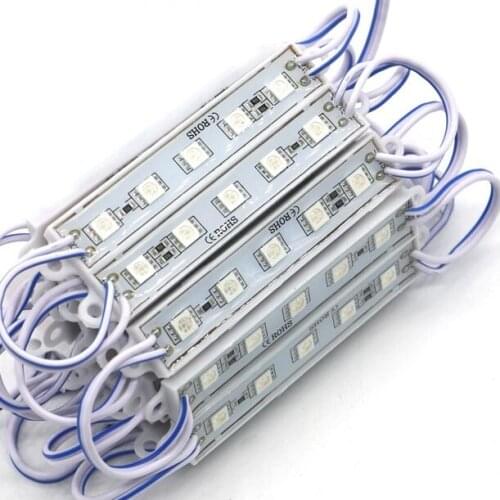 Excellent Quality 6 Color 5 SMD 5050 LED Module Light Waterproof IP68 Hard Strip Bar Light Lamp DC12V