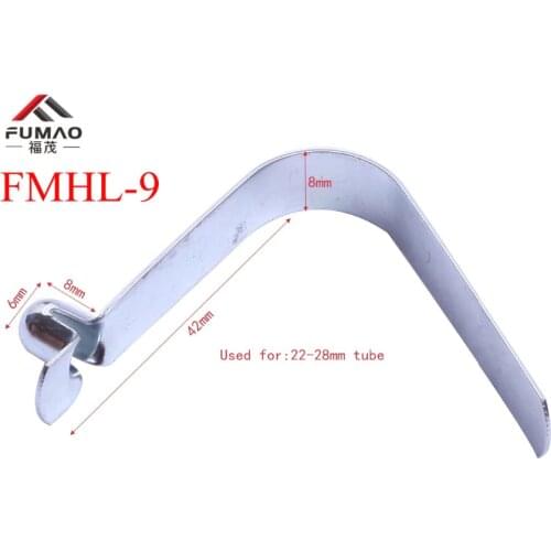 Manufacture u ball spring clip, pole spring button,spring button clip use for 22-28mm tube FMHL-9
