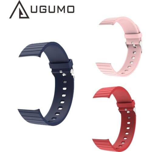 22 mm Silicone Watch Straps for T68 Xiaomi Huami Amazfit Watch Watchband Correa de reloj bracelet de montre pulseira