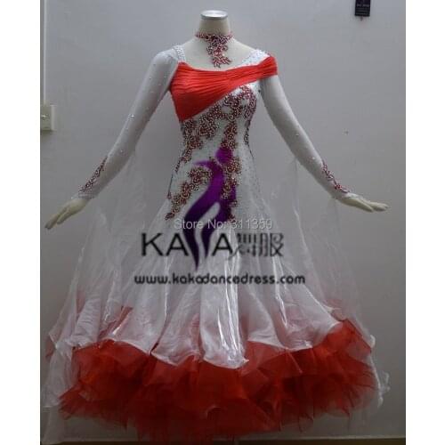KAKA DANCE B1415,New Dance Wear Ballroom Standard Dance Dress,Waltz Competition Dress,Women,Ballroom Dance Dress