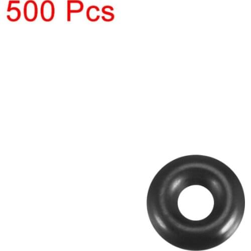Uxcell 500Pcs O-Rings Gaskets Nitrile Rubber 2 x 6 x 2mm Seal Rings Sealing Gasket For Machinery Hydraulic Repairs Plumbing