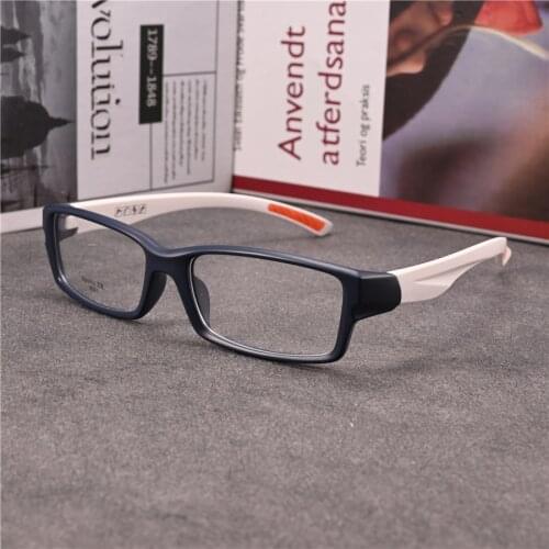 Vazrobe Sports Eyeglasses Frames Male Glasses Men Women Reading Unisex TR90 Ultralight Full Rim Spectacles for Prescription
