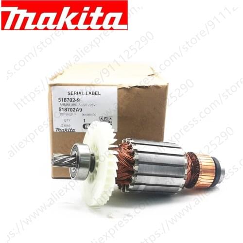 AC 220-240V Armature Rotor for MAKITA LS1040 LH1040F LS1030N LS1040F LH1040 LS1045 516719-6 518702-9 Cutting Machine