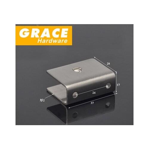 Stainless Steel Glass Clip Bracket Hardware Fittings Glass Bracket Glass Holder Fixed Baffle Plate Clip