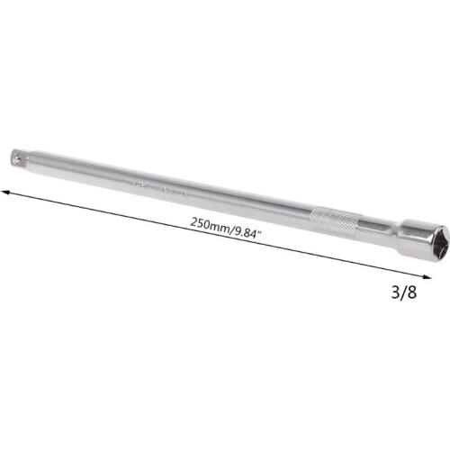 3/8" Long Short Drive Extension Bar Set Adapter Socket Ratchet Wrench Extender Connecting Rod Hand Adjustment Tools