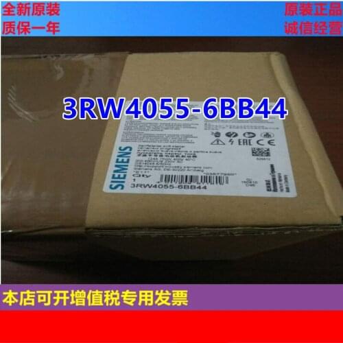 3RW4055-6BB44 Siemens Sirius soft starter 134A 75kW/400V 3RW40556BB44