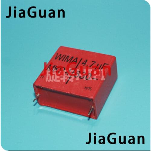 4PCS RED WIMA MKP4 4.7UF 630V PCM37.5 original new MKP-4 475/630V P37.5mm audio 475 hot sale 4.7uf/630v 4U7