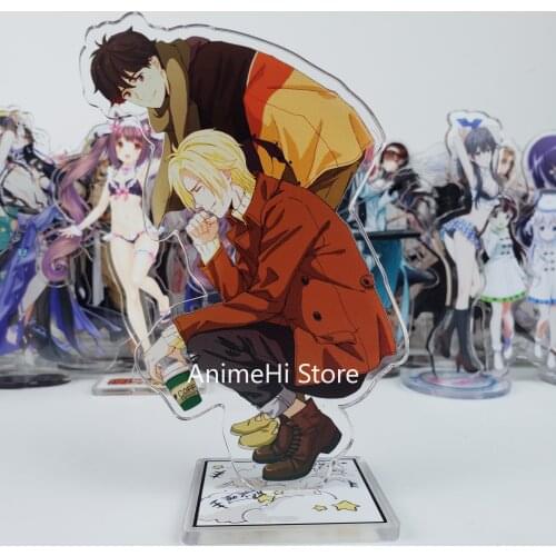 Anime BANANA FISH Action Figure Cosplay Toys Ash Lynx Aslan Jade Callenreese Acrylic Figures Model Dolls 15cm