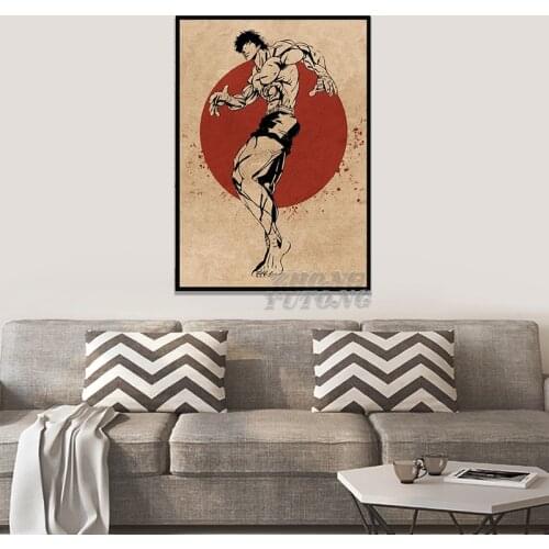 Baki Hanma Anime Art Canvas Poster Print Home Decor Painting Wallpaper Decorative Wall Picture for Living Room