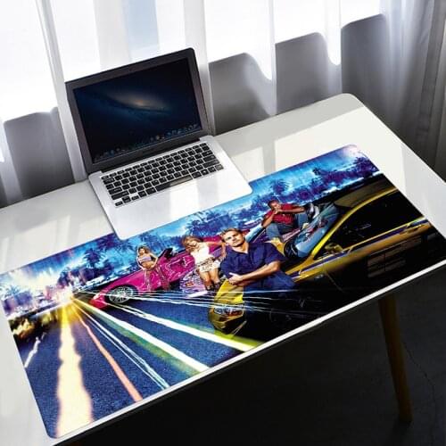 Fast Furious Mouse Pad Large Extended Computer Desk Mat Game Mousepad Gamer Office Keyboard Pads Mause Pad Non-slip Mouse Mats