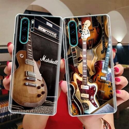 Music Score Musical Violin Guitar Silicon Phone Case For Huawei Honor 10 9 20 Lite Y5 Y6 Y7 Y9 9X 8X 8S 8A 7X 7A 7S Pro + 10i20i