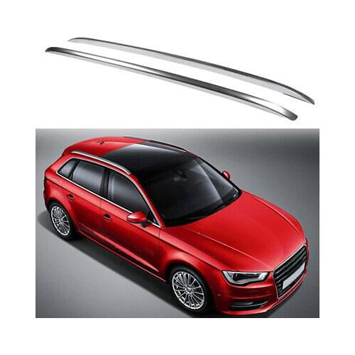 Decoration Roof Rack Side Rails Bars 2pcs For Audi A3 8V Hatchback 2013 - 2018