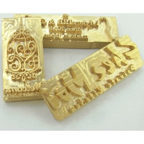 Custom Design Leather Hot Foil embossing Dies Stamping Digital Alphabet For Leather Stamp Diy Mould