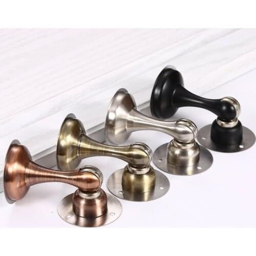 Magnet Door Stops Stainless Steel Door Stopper Magnetic Door Holder Toilet Glass Door Doorstop Furniture Hardware
