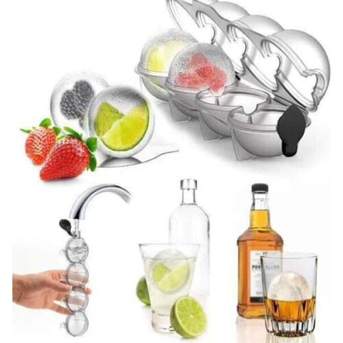 New 4-hole ice hockey mold 4-hole whiskey ice box