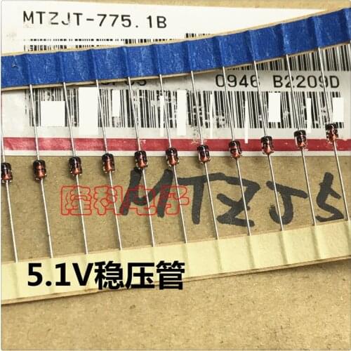 Original new 100% MTZJT-775.1B DO-34 JT-77 5.1B 1/2W 5.1V (Inductor)